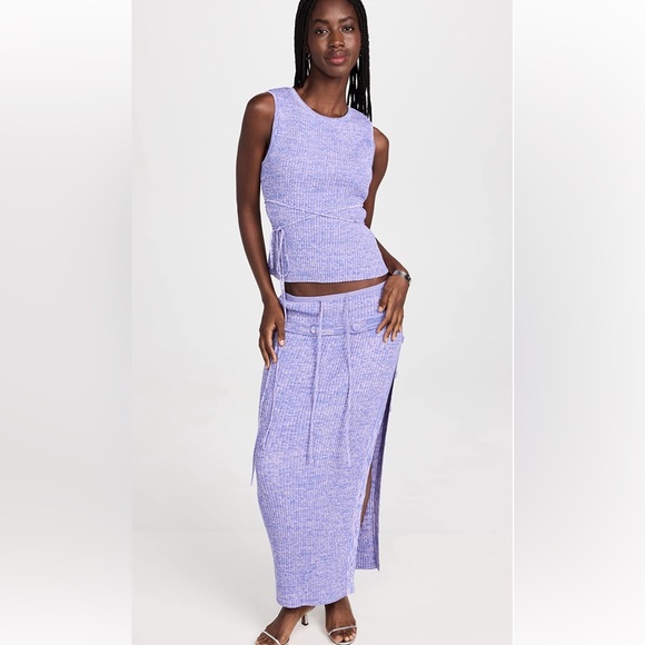 NWT! Christopher Esber Wrapped Tie Fitted Tank Sz S - Picture 9 of 9